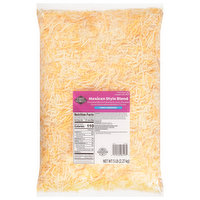 First Street Cheese, Mexican Style Blend, Fancy Shredded, 80 Ounce