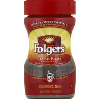 Folgers Coffee, Instant Crystals, Classic Roast, 3 Ounce