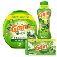 Gain dryer sheets, 240 Count, Original Scent Fabric Softener Sheets, 240 Each