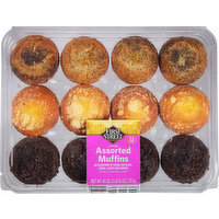 First Street Muffin, Assorted, Large, 42 Ounce