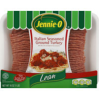 Jennie-O Turkey, Ground, Lean, Italian Seasoned, 16 Ounce