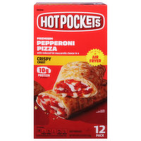 Hot Pockets Pizza, Crispy Crust, Pepperoni, 12 Each