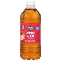 First Street Vinegar, Apple Cider, 32 Fluid ounce