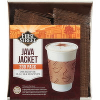 First Street Java Jacket, 200 Each