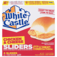 White Castle Sliders, Chicken & Cheese, 2 Each