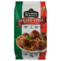 Cooked Perfect Meatballs, Italian Style, Dinner Size, 26 Ounce