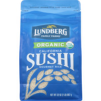 Lundberg Family Farms Rice, Gourmet, Organic, California Sushi, 32 Ounce