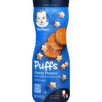 Gerber Cereal Snack, Puffs, Sweet Potato, 8+ Months, 1.48 Ounce