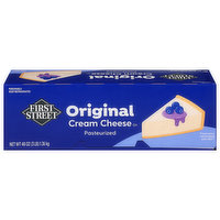 First Street Cream Cheese, Original, 48 Ounce