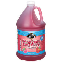 First Street Snow Cone Syrup, Strawberry Raspberry, 1 Gallon