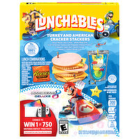 Lunchables Lunch Combinations, Turkey and American Cracker Stackers, Fun Pack, 1 Each