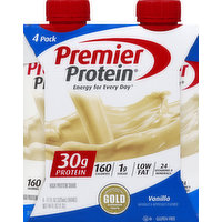 Premier Protein High Protein Shake, Vanilla, 4 Pack, 4 Each