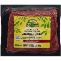 Sun Harvest Organic Grass Fed 93/7 Ground Beef, 16 Ounce