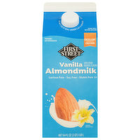 First Street Almondmilk, Vanilla, 64 Ounce