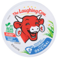 The Laughing Cow Spreadable Cheese Wedges, Creamy, Original, 8 Each