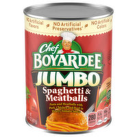 Chef Boyardee Jumbo Spaghetti and Meatballs, 14.5 Ounce