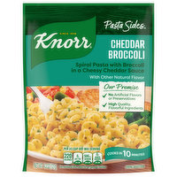 Knorr Spiral Pasta, Cheddar Broccoli, 4.3 Ounce