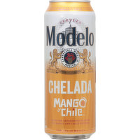 Modelo Beer, Chelada, Mango Chile, 24 Fluid ounce