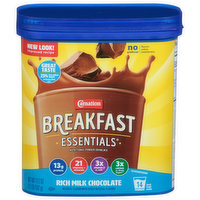 Carnation Breakfast Essentials Nutritional Powder Drink Mix, Rich Milk Chocolate, 17.7 Ounce