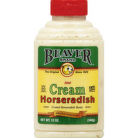 Beaver Brand Horseradish, Cream, Hot, 12 Ounce