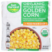 Sun Harvest Golden Corn, Organic, Whole Kernel, 24 Ounce