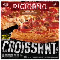 DiGiorno Pizza, Croissant Crust, Three Meat, 26.4 Ounce