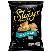 Stacy's Pita Chips, Simply Naked, Baked, 7.33 Ounce