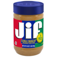 Jif Peanut Butter, Extra Crunchy, 16 Ounce