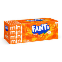 Fanta Orange Soda, 10 Each