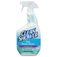 Clean Shower Shower Cleaner, Daily, Fresh Clean Scent, 32 Ounce