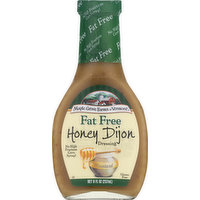 Maple Grove Farms of Vermont Dressing, Fat Free, Honey Dijon, 8 Ounce