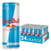 Red Bull Energy Drink, SugafFree, 24 Pack, 24 Each