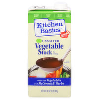 Kitchen Basics Stock, Vegetable, Unsalted, 32 Ounce