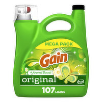 Gain Liquid Laundry Detergent, Original Scent, 107 Loads, 154 Fluid ounce