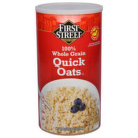 First Street Quick Oats, 100% Whole Grain, 42 Ounce