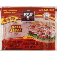 Bar S Ham, Deli Style, Honey, 12 Ounce