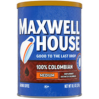 Maxwell House 100% Colombian Medium Roast Ground Coffee, 10.5 Ounce