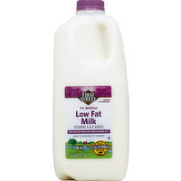 First Street Milk, Low Fat, 1% Milkfat, 0.5 Gallon