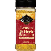 First Street Seasoning, Lemon & Herb, Specialty Blends, 19 Ounce