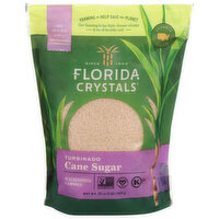 Florida Crystals Cane Sugar, Turbinado, 32 Ounce