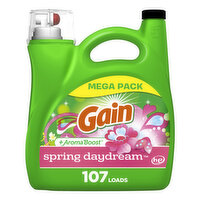 Gain Liquid Laundry Detergent, Spring Daydream, 107 Loads, 154 oz, 154 Ounce