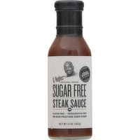 G Hughes Steak Sauce, Sugar Free, 13 Ounce