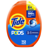 Tide PODS Laundry Detergent Original Scent, 112 Each