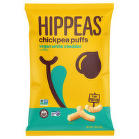 Hippeas Chickpea Puffs, Vegan White Cheddar Flavored, 4 Ounce