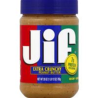 Jif Peanut Butter, Extra Crunchy, 28 Ounce