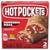 Hot Pockets Sandwiches, Pepperoni Pizza, 2 Pack, 2 Each