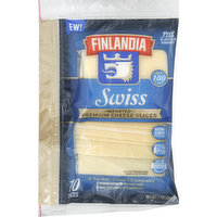 Finlandia Cheese Slices, Premium, Imported, Swiss, 10 Each