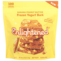 Enlightened Yogurt Bark, Banana Peanut Butter, Frozen, 4.75 Ounce