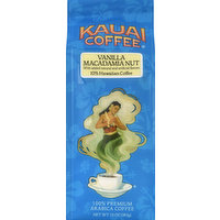Kauai Coffee Coffee, Arabica, 100% Premium, Vanilla Macadamia Nut, 10 Ounce