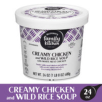 Blount's Family Kitchen Creamy Chicken and Wild Rice Soup, 24 Ounce